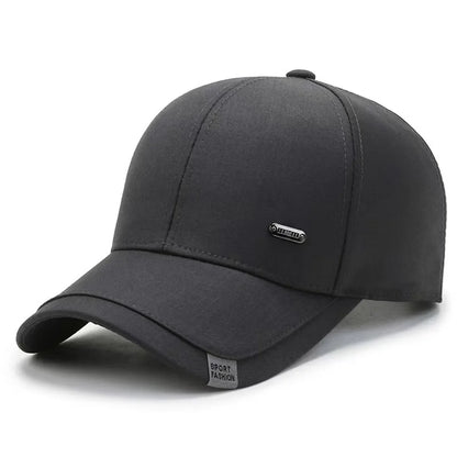 Unisex Small Iron Label Baseball Caps