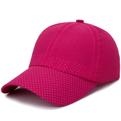 Summer Women Men Mesh Baseball Cap