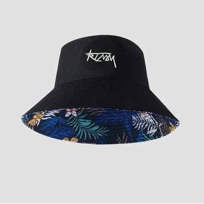 Hawaii Double-Sided Coconut Tree Fisherman Hat Bucket Hat