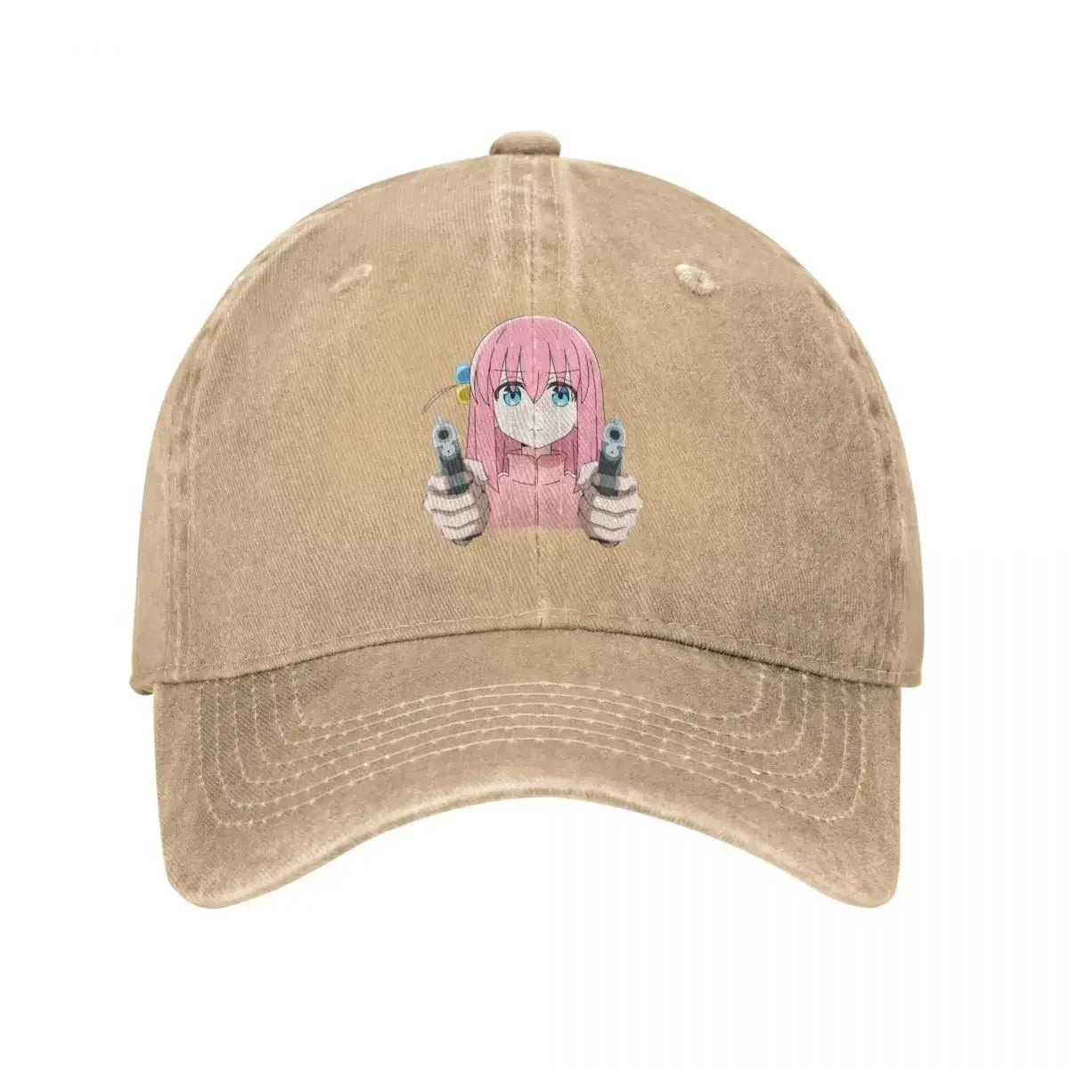 Kawaii Bocchi Anime Gotoh Hitori Denim Baseball Cap