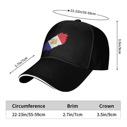 France Football Dream Big Cheer Loud Baseball Cap