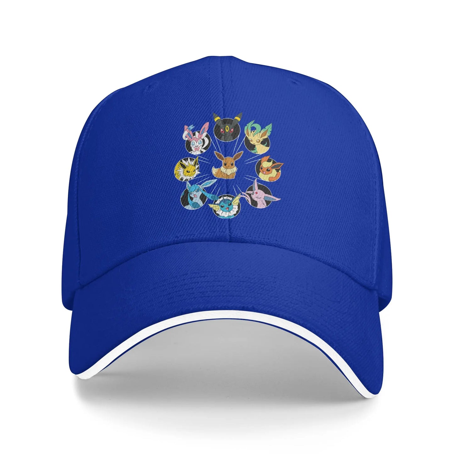 Pokemon Eevee Evolution Circle Casual Baseball Cap