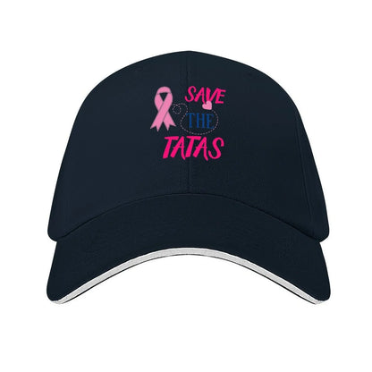 Save The Tatas Shirt Baseball Cap Luxury Men Women