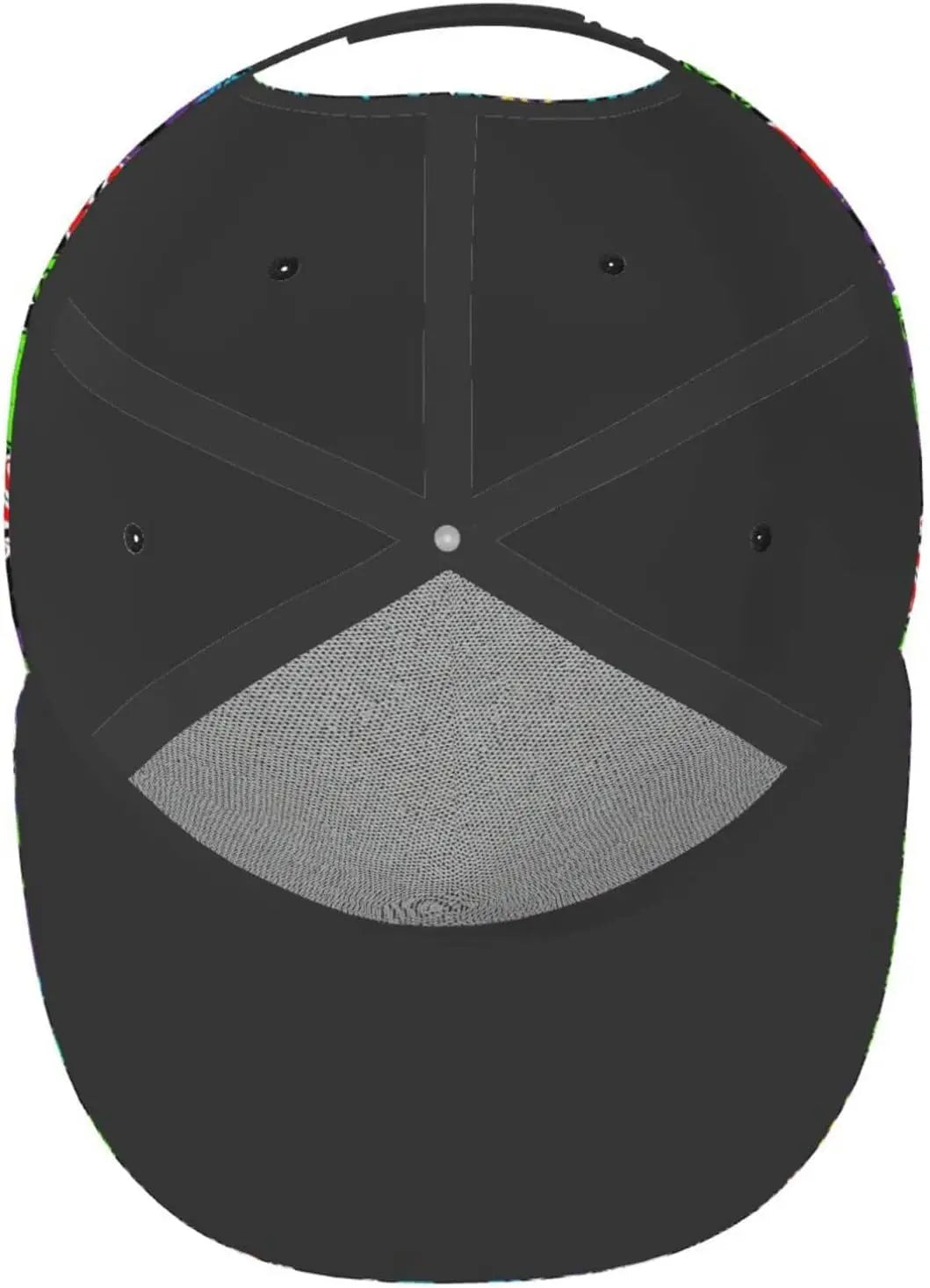 Funny Graffiti Adjustable Snapback Hat for Men Women Unisex Hip Hop Baseball Cap