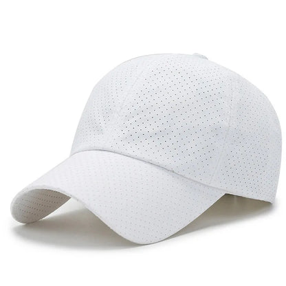 Spring Summer Solid Color Hats For Men Mesh Cap Baseball Cap