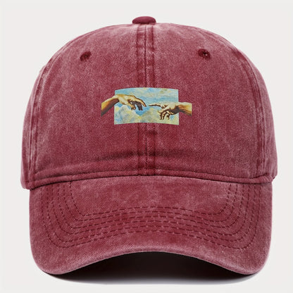 Vintage Printed Baseball Cap For Both Men And Women