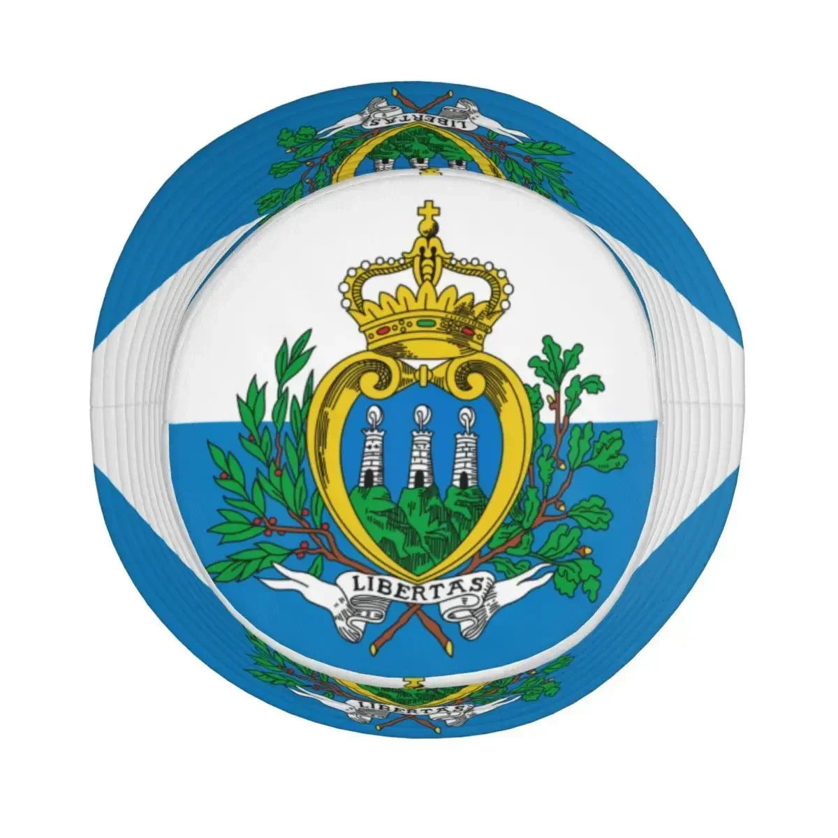 San Marino Flag Fisherman Cap Hip Hop Summer Unisex Bucket Hat