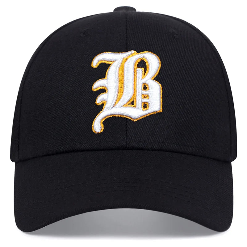 Bee Baseball Cap Hip Hop Casual Cotton Embroidery Honeybee