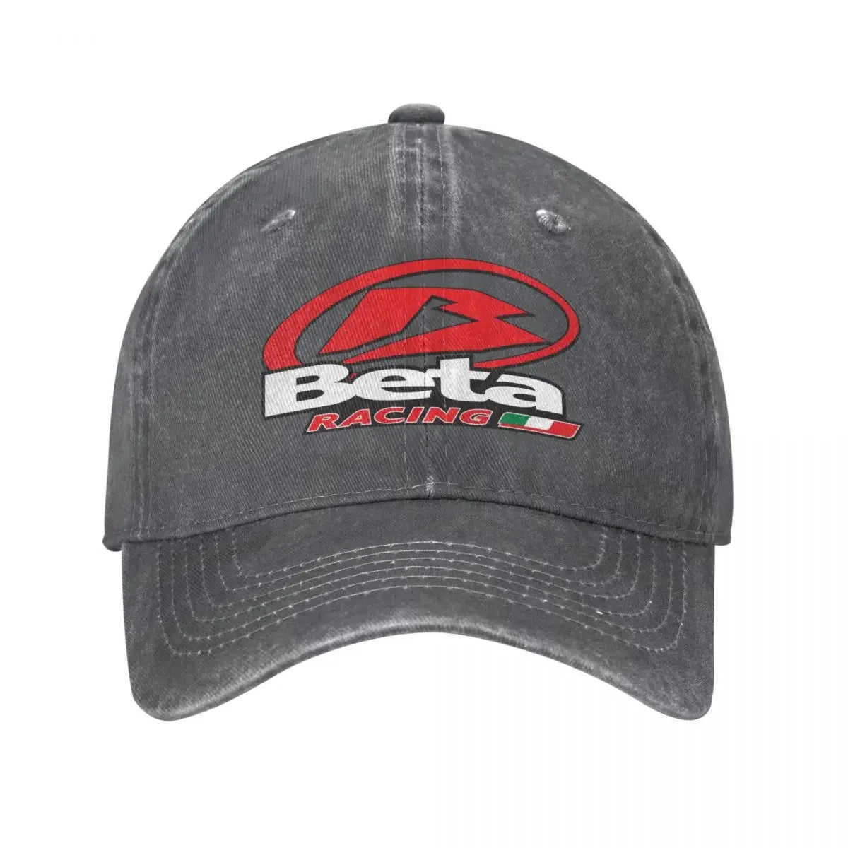 Vintage Beta Racing Baseball Cap Unisex Distressed Denim Snapback Caps