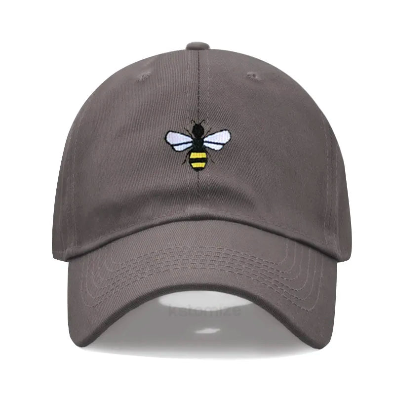 Honeybee Embroidered Baseball Cap For Women Men