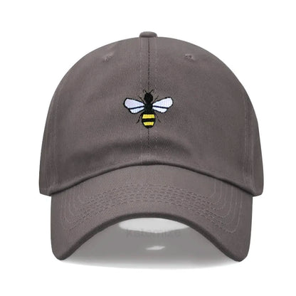 Honeybee Embroidered Baseball Cap For Women Men