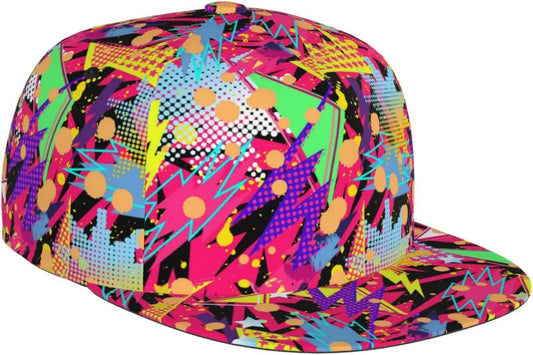 Vintage 90S 80S Snapback Hat Caps Sun Protection Hat
