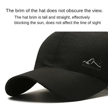 Summer Breathable Mesh Quick Drying Men Women's Baseball Cap
