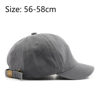 Fashion Dad Hat Snapback Cap Washed Cotton