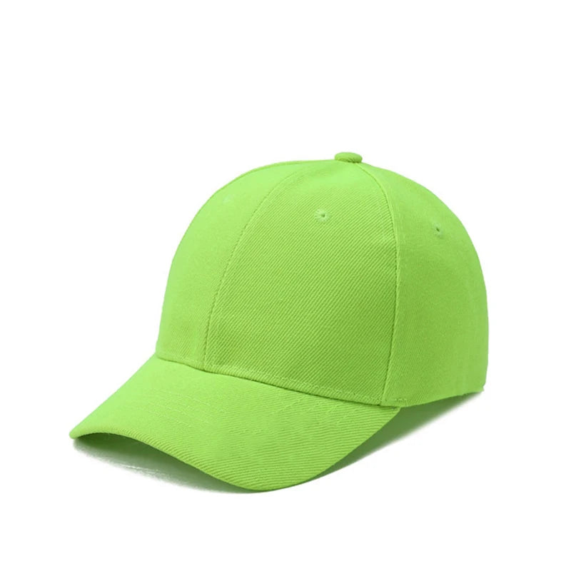 Candy Color Cute Baseball Caps For Children Kids