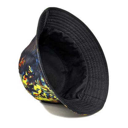 Cool Lion Pattern Bucket Hats