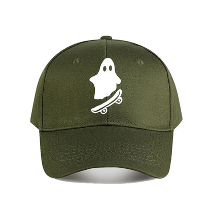Ghost Skateboard Vintage Baseball Cap Baseball Cap
