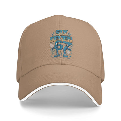 Casual 67 Six Seven 6-7 Funny Italian Brainrot Baseball Cap