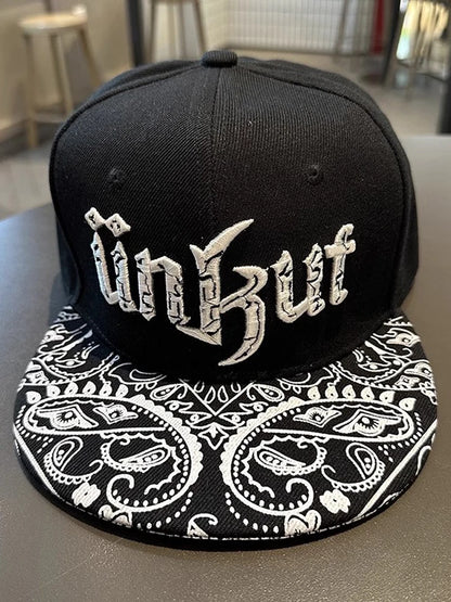 Flat Brim Snapback Cap Hard Top Unisex Streetwear Hip Hop Hat for Men Women