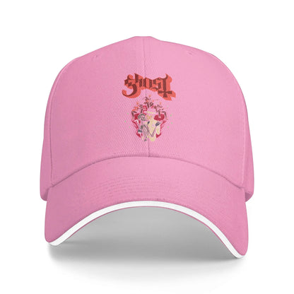 Ghost Band Valentine's Day Flower Heart Skull Casual Baseball Cap