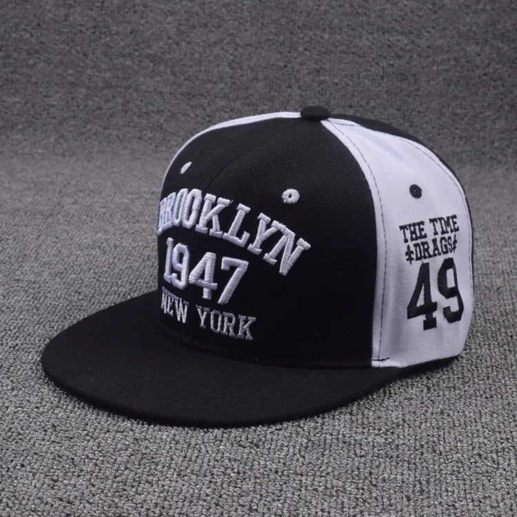 Letter Embroidery Hip Hop Caps For Men Women Fashion Cool Snapback Hat