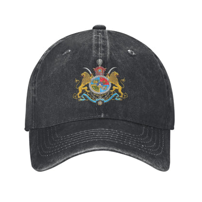 Casual Iranian Imperial Coat of Arms Of Iran Pahlavi Dynasty Baseball Caps