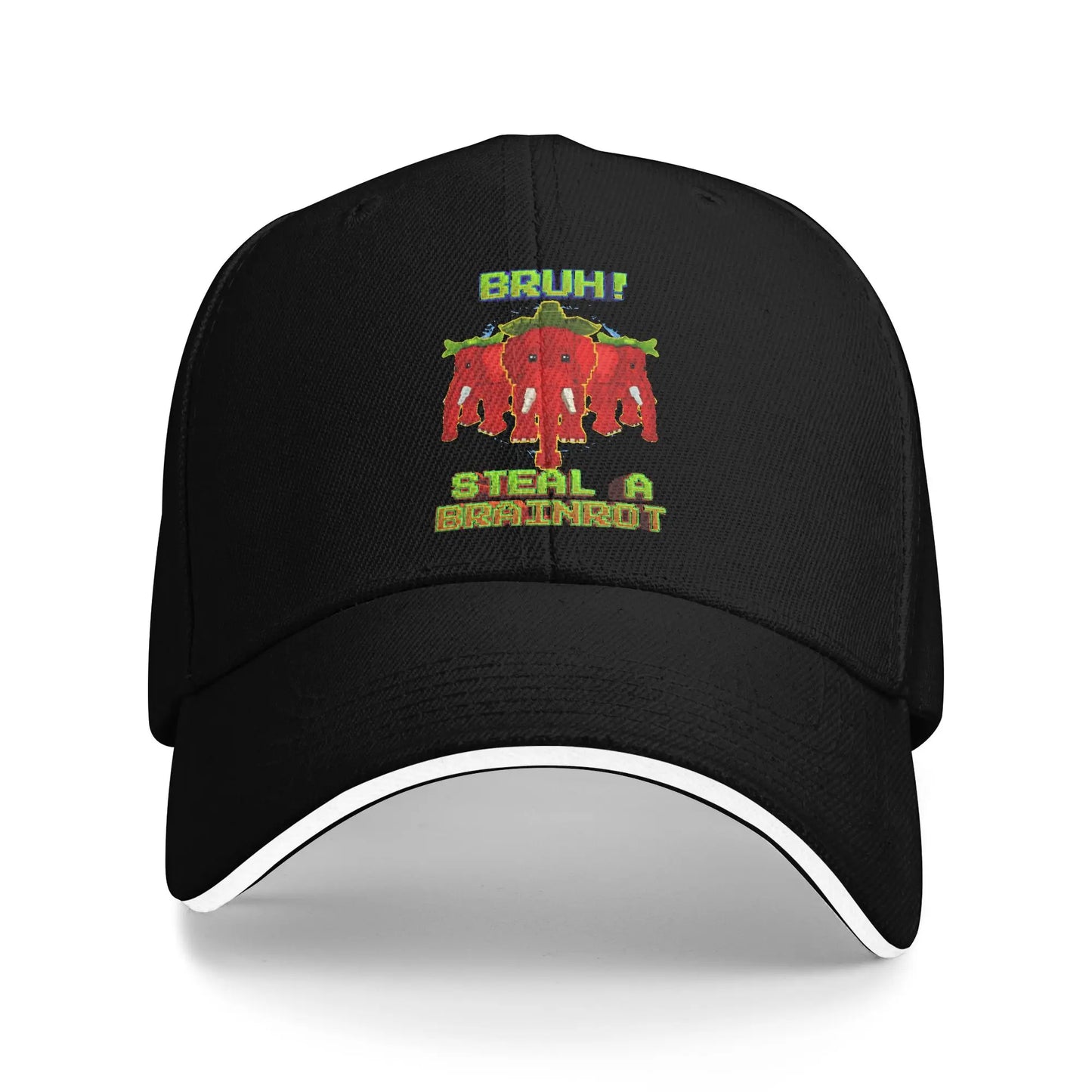 Bruh Sammyni Spyderini Funny Brainrot Steal A Brainrot Baseball Cap