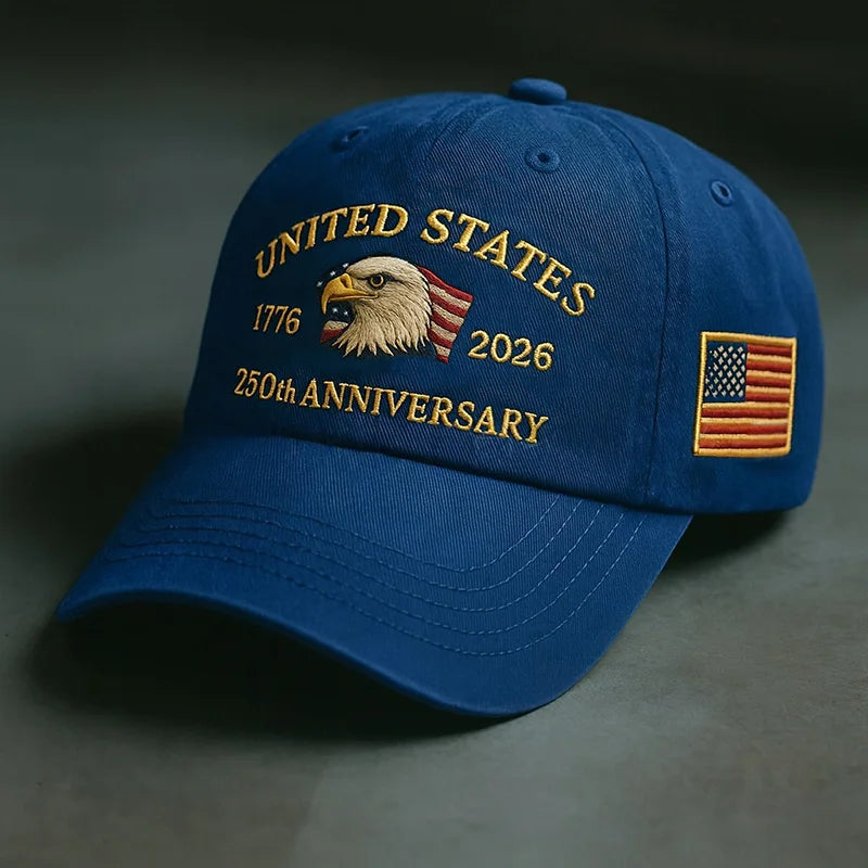 Vintage Eagle Embroidery Baseball Cap