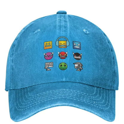 New Geometry Dash Casual Baseball Cap