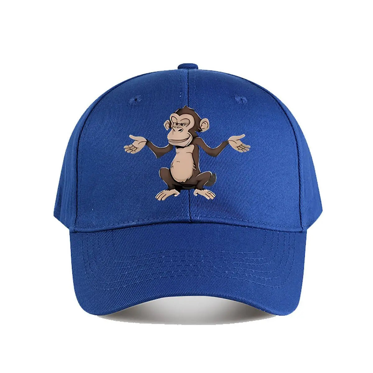 Funny Cartoon Monkey Vinyl Wall Decor Baseball Cap