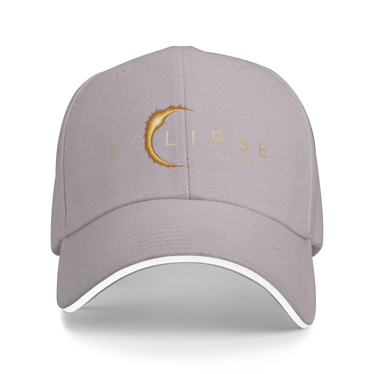 Spain Total Solar Eclipse 2026 Sandwich Baseball Caps
