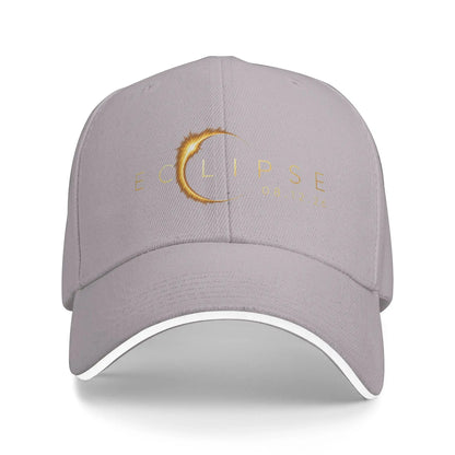 Spain Total Solar Eclipse 2026 Sandwich Baseball Caps
