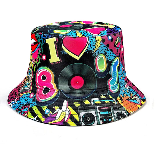 Unisex Retro Cassette Tape Bucket Hat
