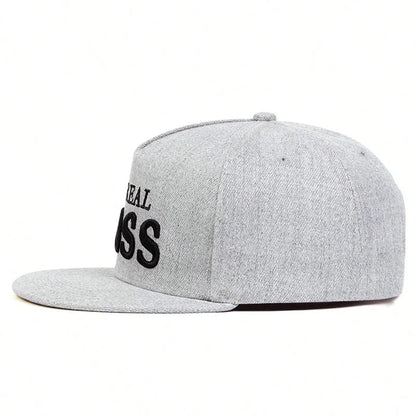 Unisex THE REAL BOSS Embroidery Hip-hop Hats