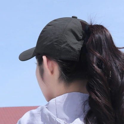 Fashion Love Heart Ponytail Baseball Cap