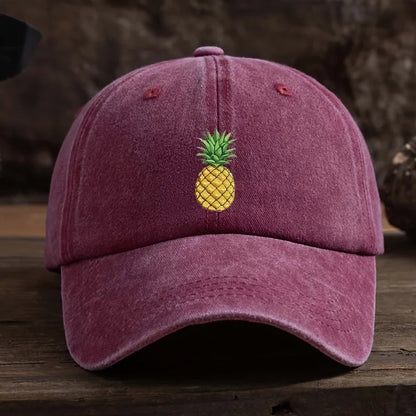 Pineapple Printed Baseball Cap Outdoor Casual Hat