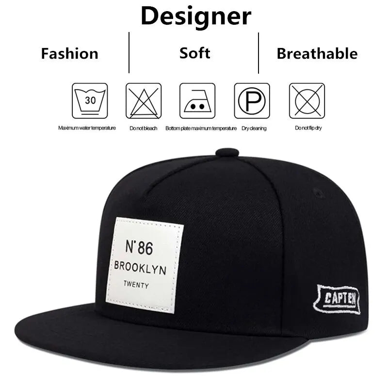 New Fashion N86 BROOKLYN Patch Snapback Hat For Men Women