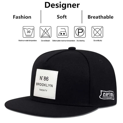 New Fashion N86 BROOKLYN Patch Snapback Hat For Men Women