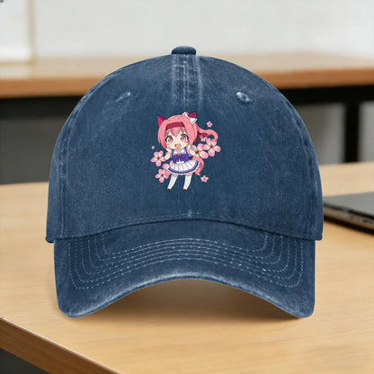 Haru Urara Chibi Anime Casual Baseball Cap