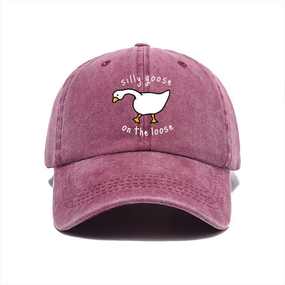Big Goose Printed Baseball Hat For Men And Women
