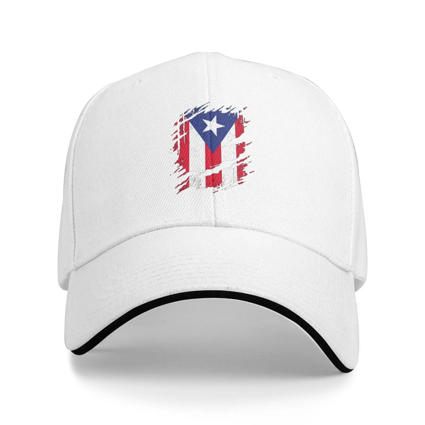 Puerto Rico Flag Print Cap Outdoor Baseball Caps