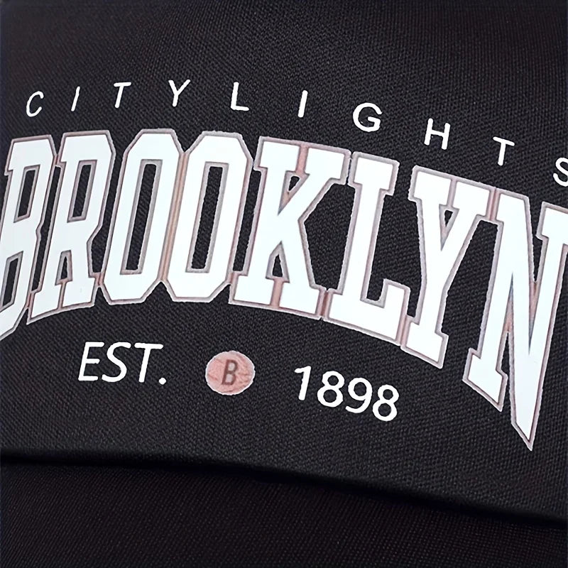Unisex BROOKLYN Printing Baseball Net Caps