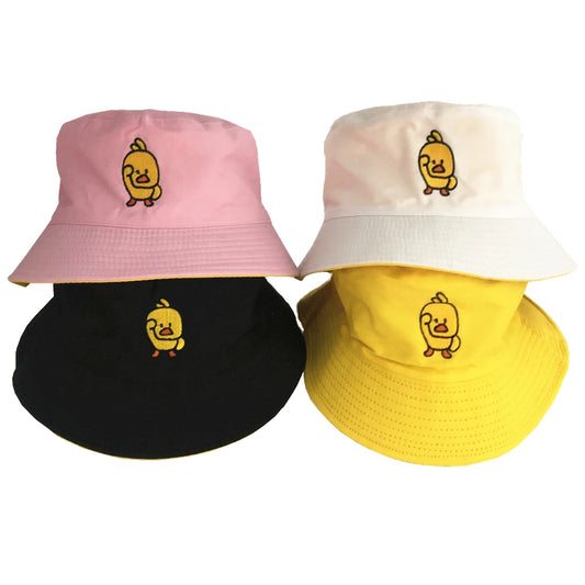 Reversible Cotton Bucket Hats