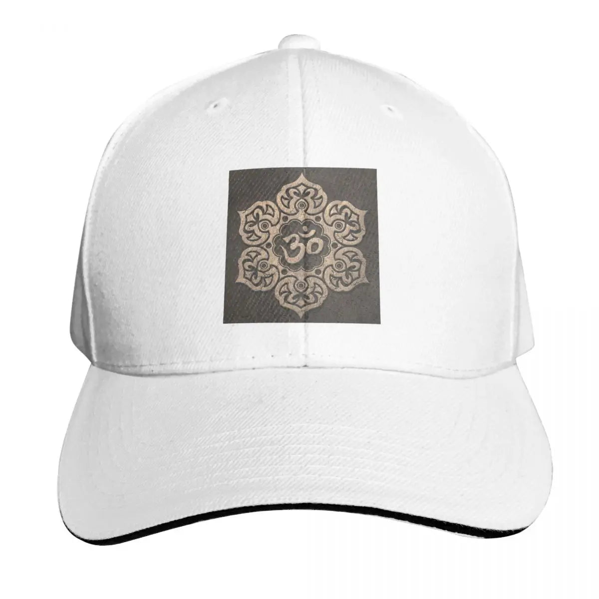 Om Yoga Lotus Flower Buddhist Lotus Meditation Cap Casual Baseball Caps