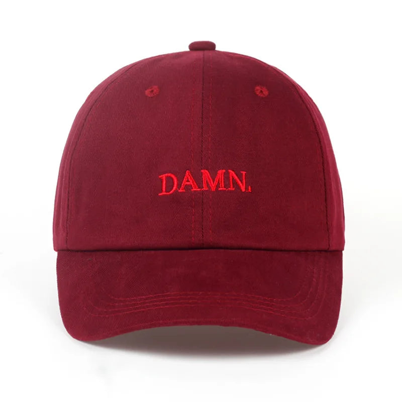 Luxury New Unisex DAMN Embroidery Baseball Caps Man Woman