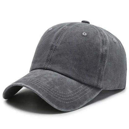 New Unisex Cap Plain Color Washed Cotton