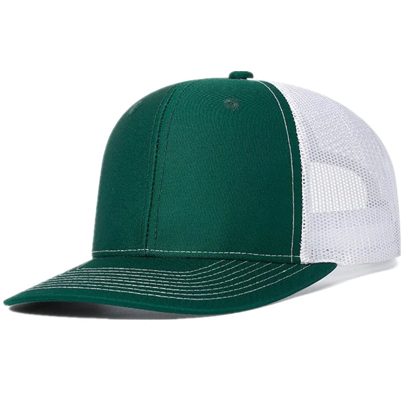 Hot Sale Unisex Cap Slight Curved Brim Style Trucker Hat  Men & Women