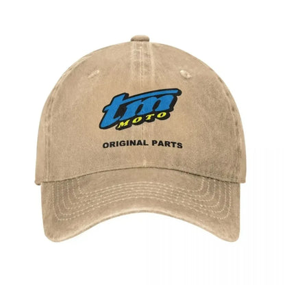 Tm-racing Baseball Cap Outdoor Sport Y2k Retro Trucker Hat