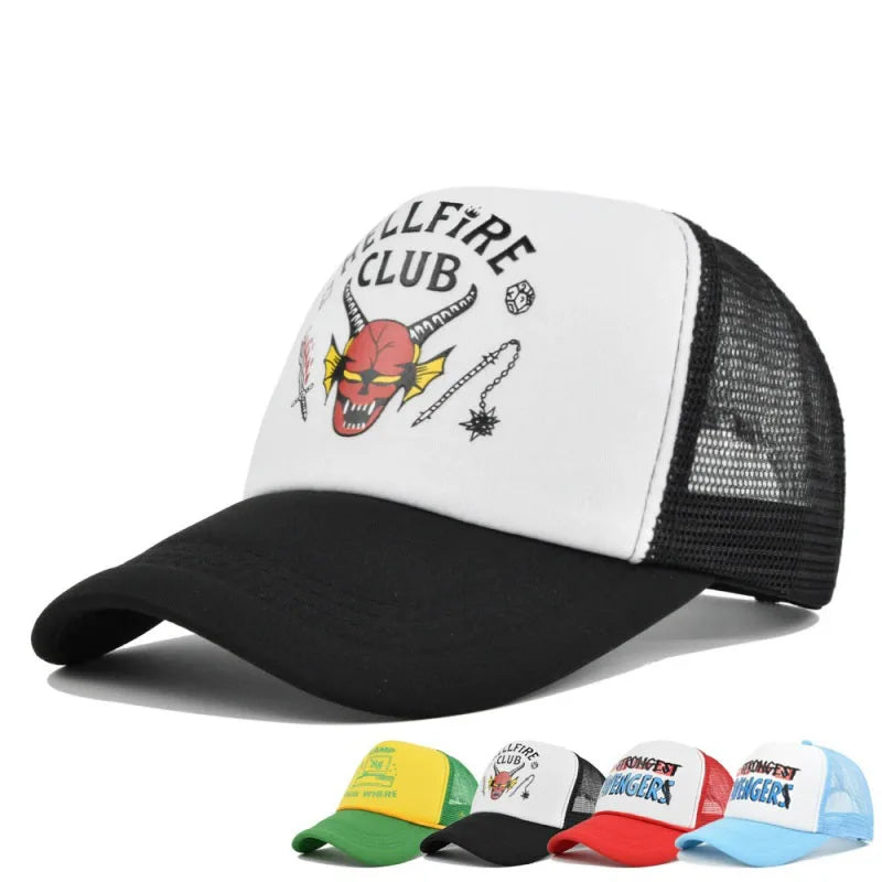 Retro Stranger Cosplay Hat Dustin Baseball Cap