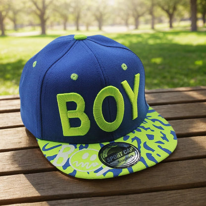 New Fashion Summer Kids Snapback Cap Adjustable Boys Outdoor